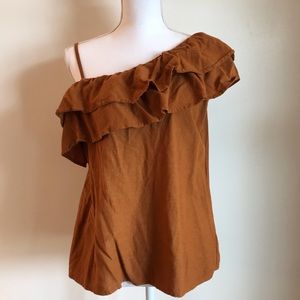OLD NAVY Off The Shoulder Ruffle Top, Size M!
